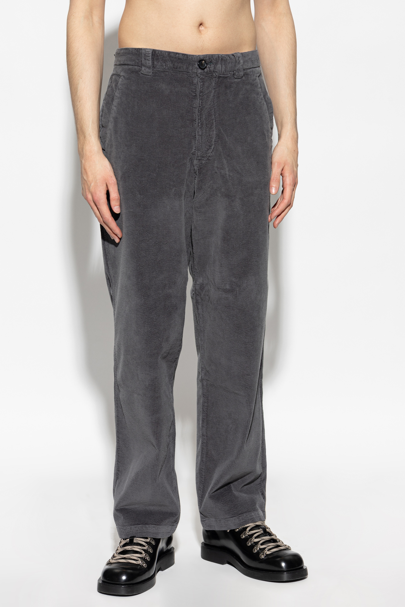 Grey Corduroy trousers PS Paul Smith - Vitkac TW